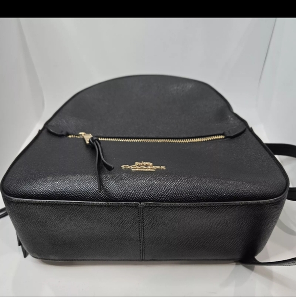 COACH Black Pebble Textured Leather Backpack F76624. - Picture 11 of 11